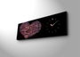 Wallity 3090CS-4 Reloj de Pared de Lienzo Decorativo Multicolor